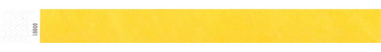 Tyvek 1 pulgada color amarillo www.brazaletes.com.ve