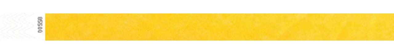 Tyvek 3/4 de pulgada color amarillo www.brazaletes.com.ve