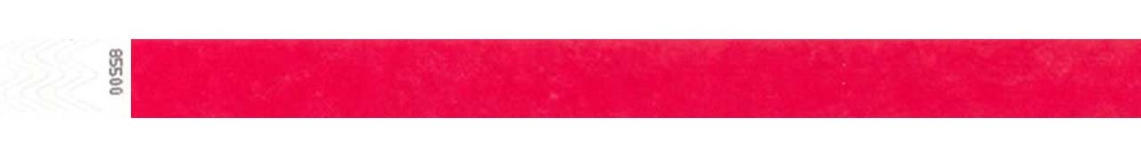 Tyvek 3/4 de pulgada color rojo www.brazaletes.com.ve